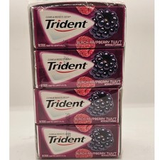 Trident Black Raspberry Twist Gum 12 packs of 18 sticks Collectible ONLY