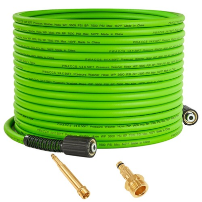 #ad #ad Pressure Washer Hose 50 FT x 1 4 Inch Kink Resistant M22 14mm Fits Karcher $57.58