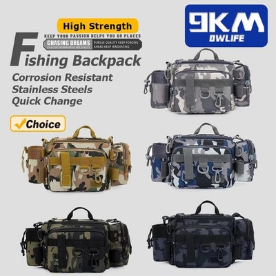 Fishing Storage Bag Waterproof 600D Nylon Bag Fanny Portable Outdoor Backpack