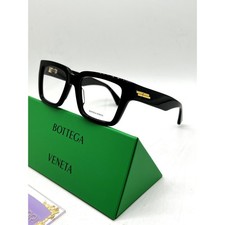 NEW Bottega Veneta BV1153O 001 Black Eyeglass...