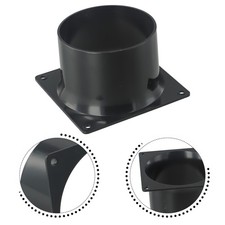 Kitchen Acessries Flange Connector Flange Connector Black Exhaust Outlet