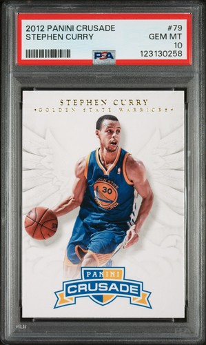 2012 PANINI CRUSADE #79 STEPHEN CURRY PSA 10