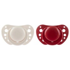 2 Pack PHYSIOFORMA AIR Silicone Soacers 6-16 Months White Red Bean