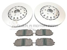 Front 2 Brake Discs And Pads New Set For Audi E-TRON 2019-2023 (375mm Discs)