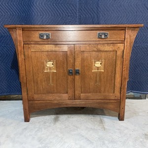 Stickley Harvey Ellis Collection Arts & Crafts Oak Console Entryway Table NICE