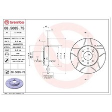2x Bremsscheibe hinten für Fiat 500 312 C Barchetta 183 Bravo 1 182 | 26206767