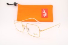 NEW RAY-BAN RB 1969V RECTANGLE 3086 GOLD GUNMETAL AUTHENTIC EYEGLASSES 54-19
