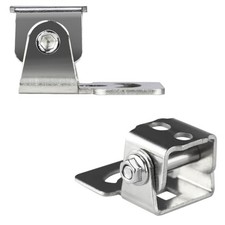 2 Pack Motorcycle Driving Light Mount Bracket Adjustable Stand Holder Plates