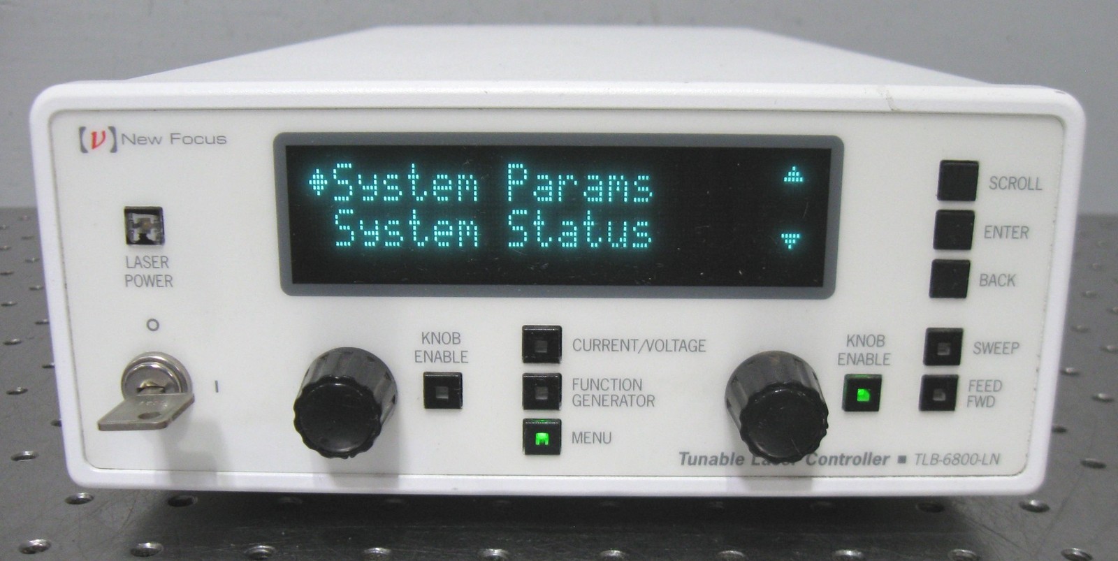C200881 New Focus TLB-6800-LN Tunable Laser Controller w/ Key