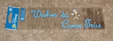 Disney EK Success Dimensional Title Sticker ~ Pinocchio..Wishes do come True