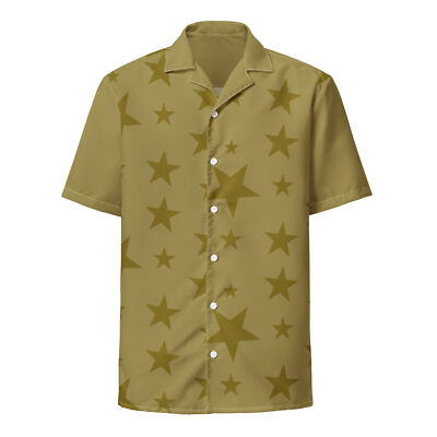 Stars Forever Gold Unisex button shirt