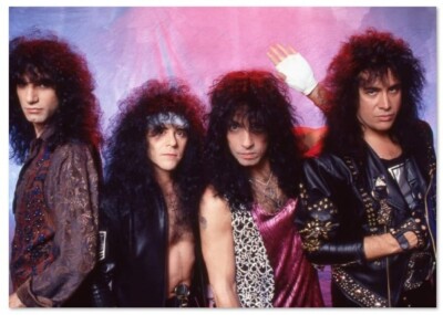 KISS: 1989 Hot in the Shade Era Group Pose with Bruce & Eric 8'' x 10'' Photo #5