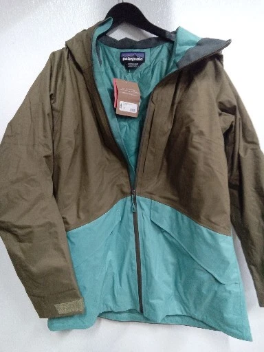 Columbia Green Brown Winter Ski Snow Jacket Women's Snowbelle Size Small #6L3A