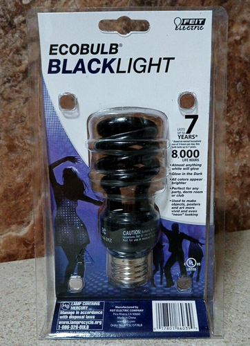 Feit Electric Ecobulb Black Light Bulb 60W/13W 7 Year 8000 Hour - Picture 2 of 2