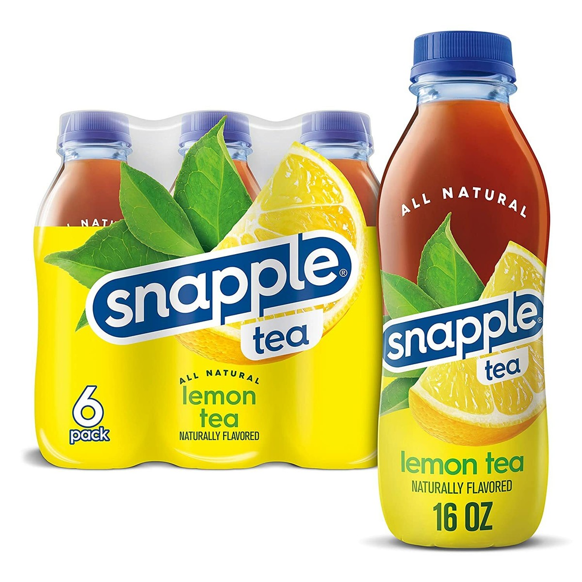 Snapple Lemon Tea 16 oz Bottles (Pack Of 6) | eBay