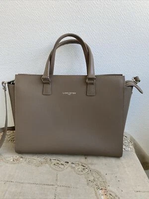 Sac A Main Lancaster Paris Sienna Galet Occasion Femme  - Photo 1/4