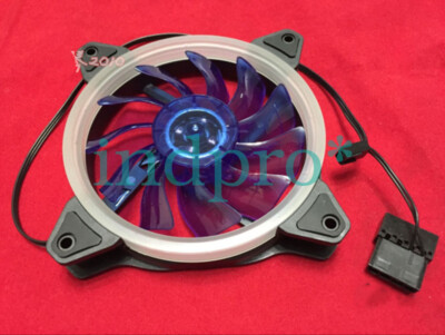 Computer case 12CM aperture fan LED day fan Large aperture CPU cold row radiator