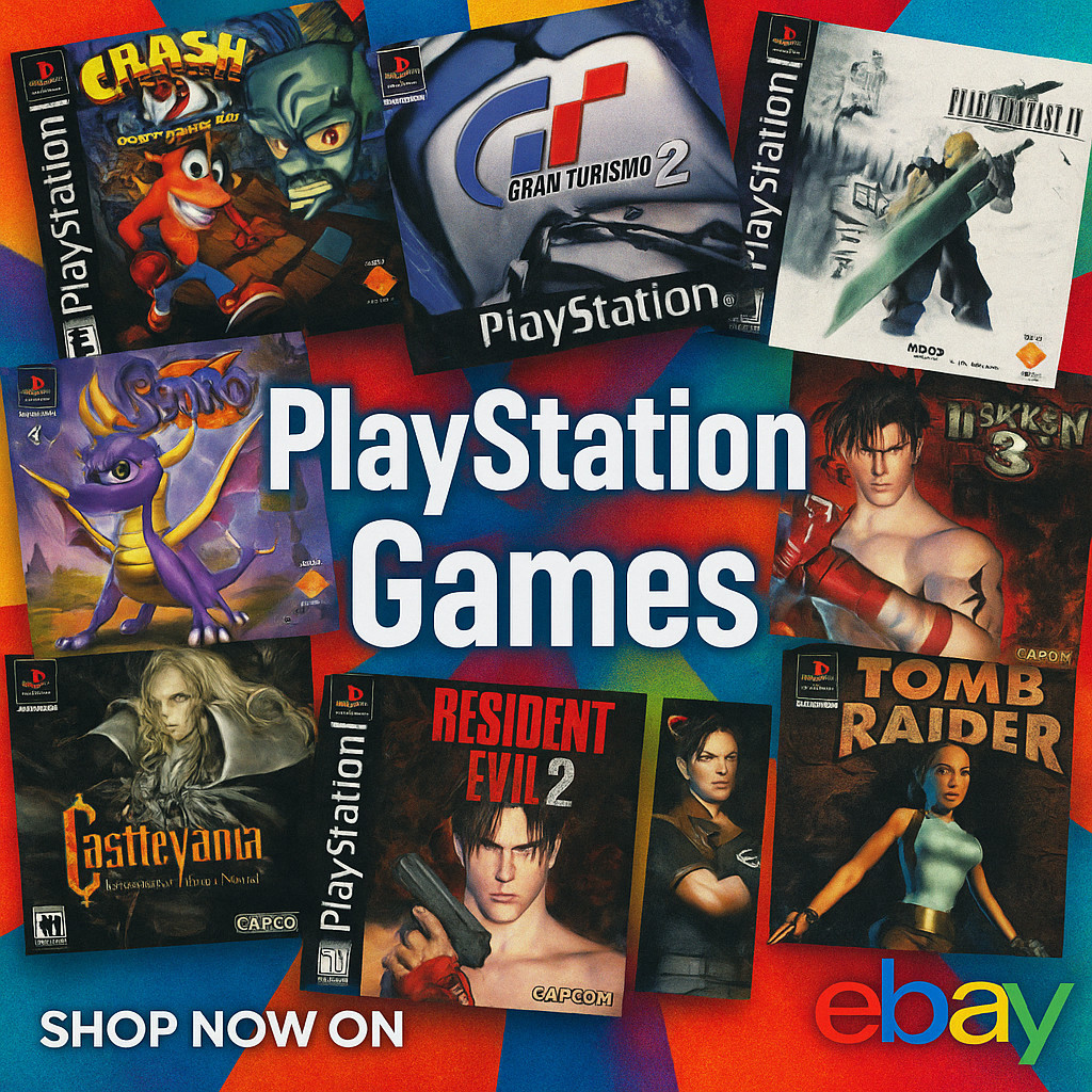 🎮 PlayStation 1 PS1 Disc Only Buy 4 Get 1 FREE ✅ TESTED💿 Resurfaced Disc🎮