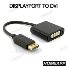 1080P DP Display Port DisplayPort Male To DVI Female 24+5 Pin Converter Adapter