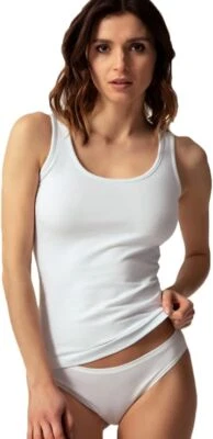 OLTREMARE, 4 Canotte donna in caldo cotone elasticizzato