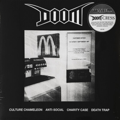 Doom / Cress - Split LP HERESY EXTREME NOISE TERROR RIPCORD DISRUPT