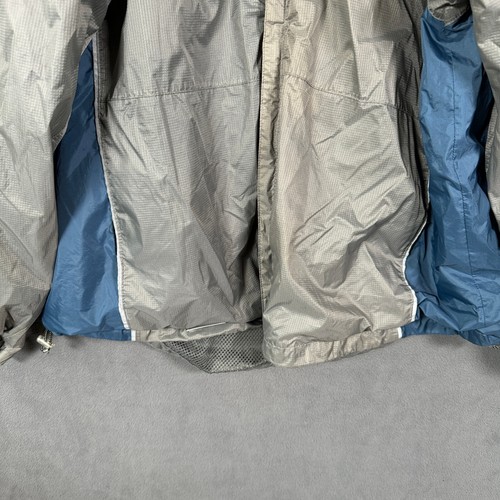 Stearns Dry Wear Jacket Size XL Gray Blue Waterproof Full Zip Windbreaker Rain - Picture 5 of 15