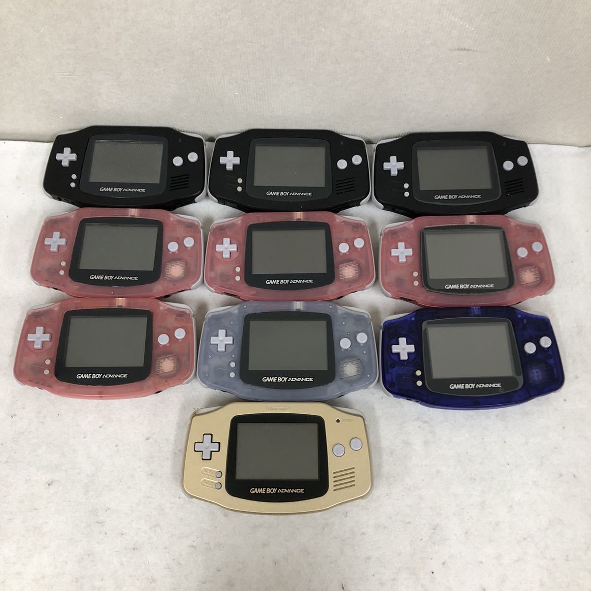 Junk GameBoy Advance Lot of 10 Set Nintendo Random Console GBA