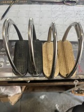 Stirrups Two Sets One Black And One Set Beige. Used Condition