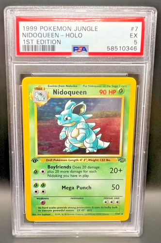 Nidoqueen (1st Edition) graded PSA 5 for sale on eBay