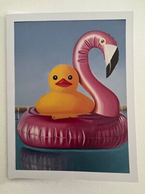 Rubber Ducky note cards set of 6 artwork by fineartbyksj title Float On