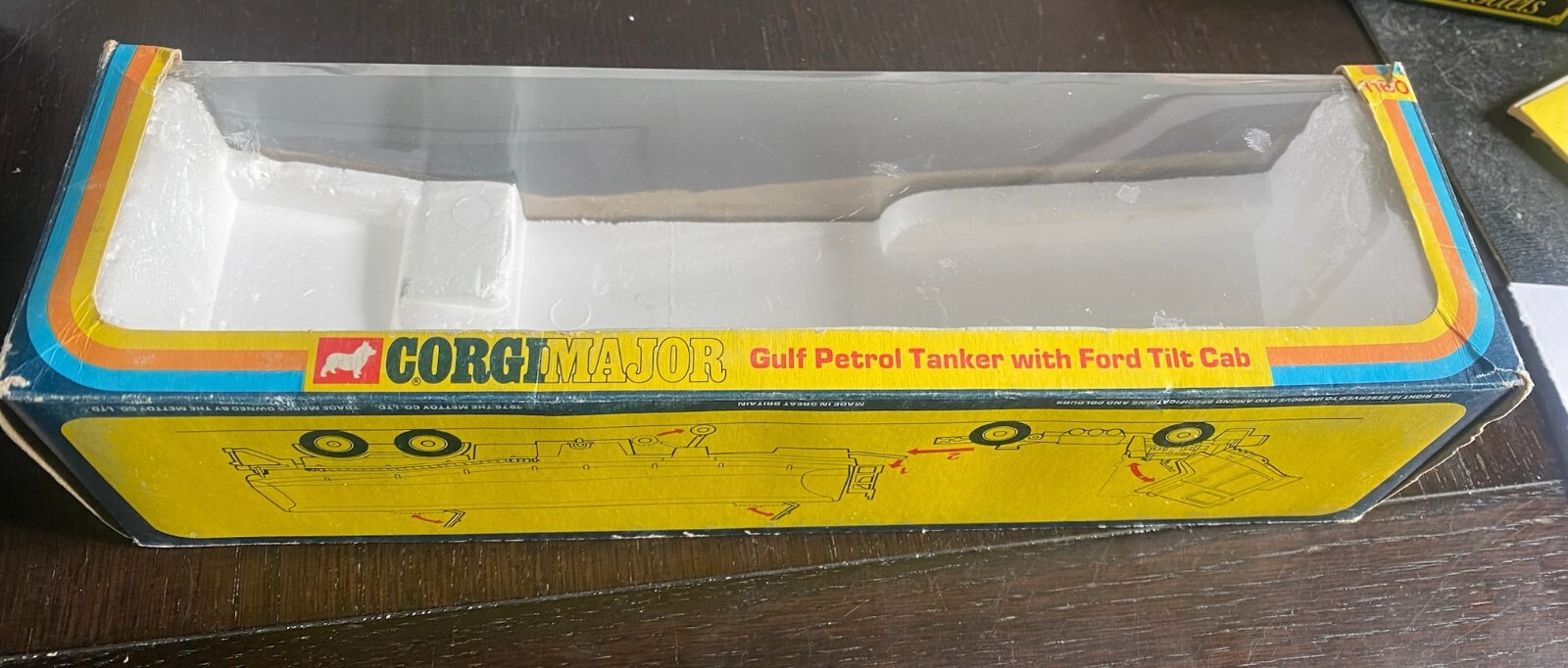 Camion Citerne GULF - Corgi Major 1160 - Ford Tilt Cab - Échelle 1/50 - MIB
