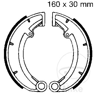 EBC Spring Brake Shoes
