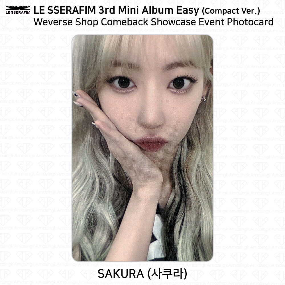 K-POP・アジア LE SSERAFIM EASY weverse global showcase LE SSERAFIM EASY Weverse Global Fansign Event Official