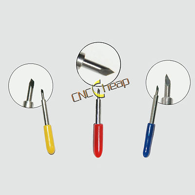 9PCS 30° 45° 60° Blades fit for Roland GCC Liyu Redsail Kaxing Vinyl Cutter