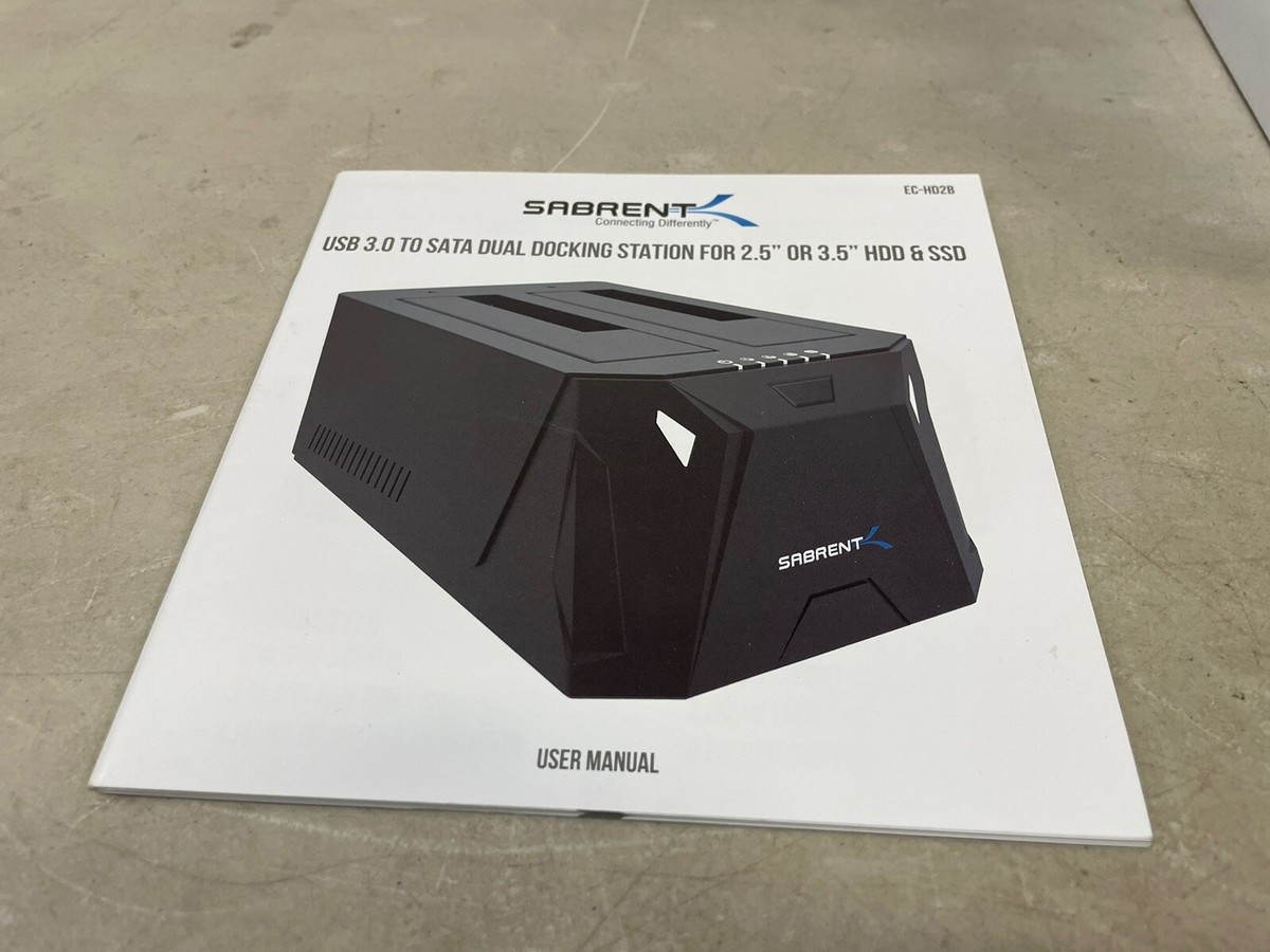 Raid Usb C Sabrent Dual Bay Docking Station Sabrent EC-HD2B USB To - Main Image