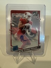 2023 Clearly Donruss MICHAEL WILSON Rated Rookie Auto RC #76 Cardinals