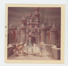 Vintage Photo New York World's Fair Disney World Goofy Donald Pluto Model 1964