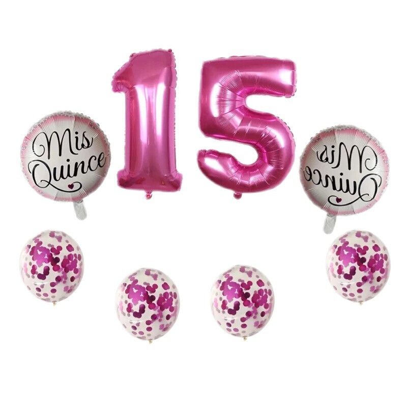 24 Pack Pink Quinceañera Balloons – Party Decor For 15th Birthday, Unique Brand