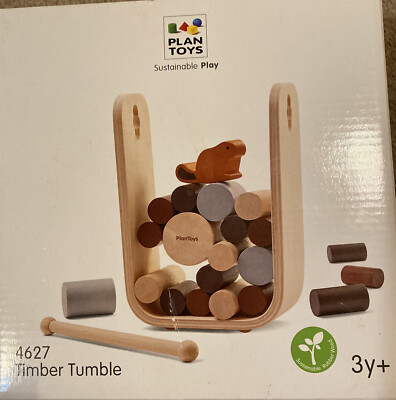 Plan Toys Timber Tumble - Ages 3+ | 1-4 players | eBay