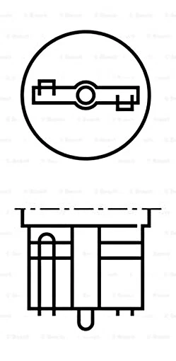 Bombilla de puerta interior BOSCH X2 para ABARTH ALFA ROMEO ALPINA 78-20 1987301033 Foto 4 de 4