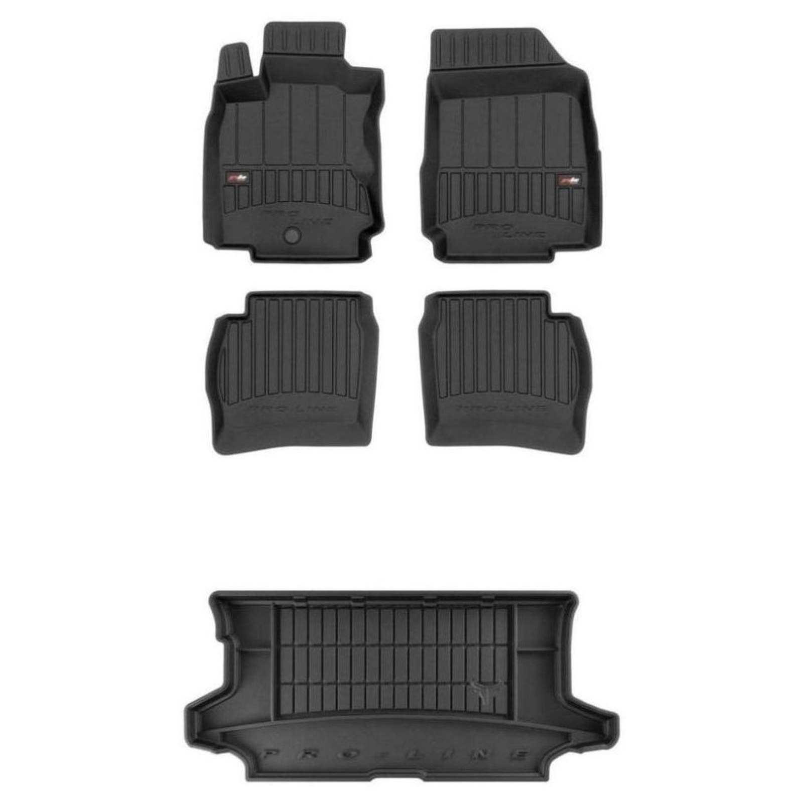 Tapis de sol anti-saleté et coffre TPE Frogum Pro-Line pour Nissan Note I 2006-2012