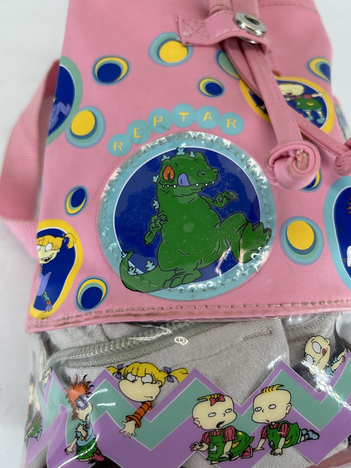 Vintage 1998 Nickelodeon Rugrats Mini Backpack Reptar… - Gem
