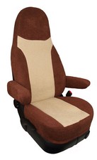 BMW 1er F20 Maß Sitzbezüge Komplettset mit Rücksitz 3-tlg: Fro/beige/espresso