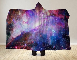 galaxy hooded blanket