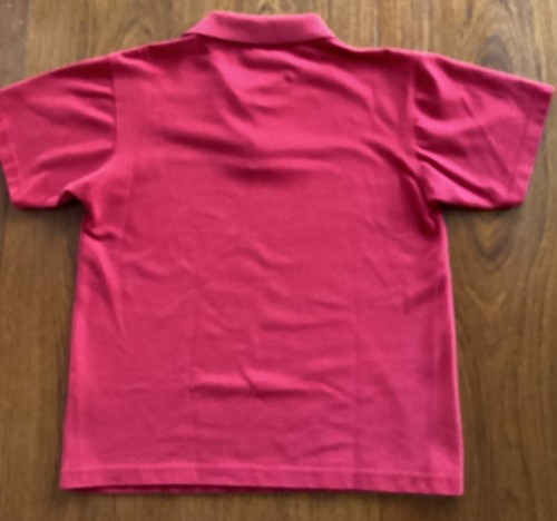 PAUL SMITH Men’s Red Polo SMALL Cotton Pique Short Sleeve Signature Chest Logo - 第 5/8 張圖片