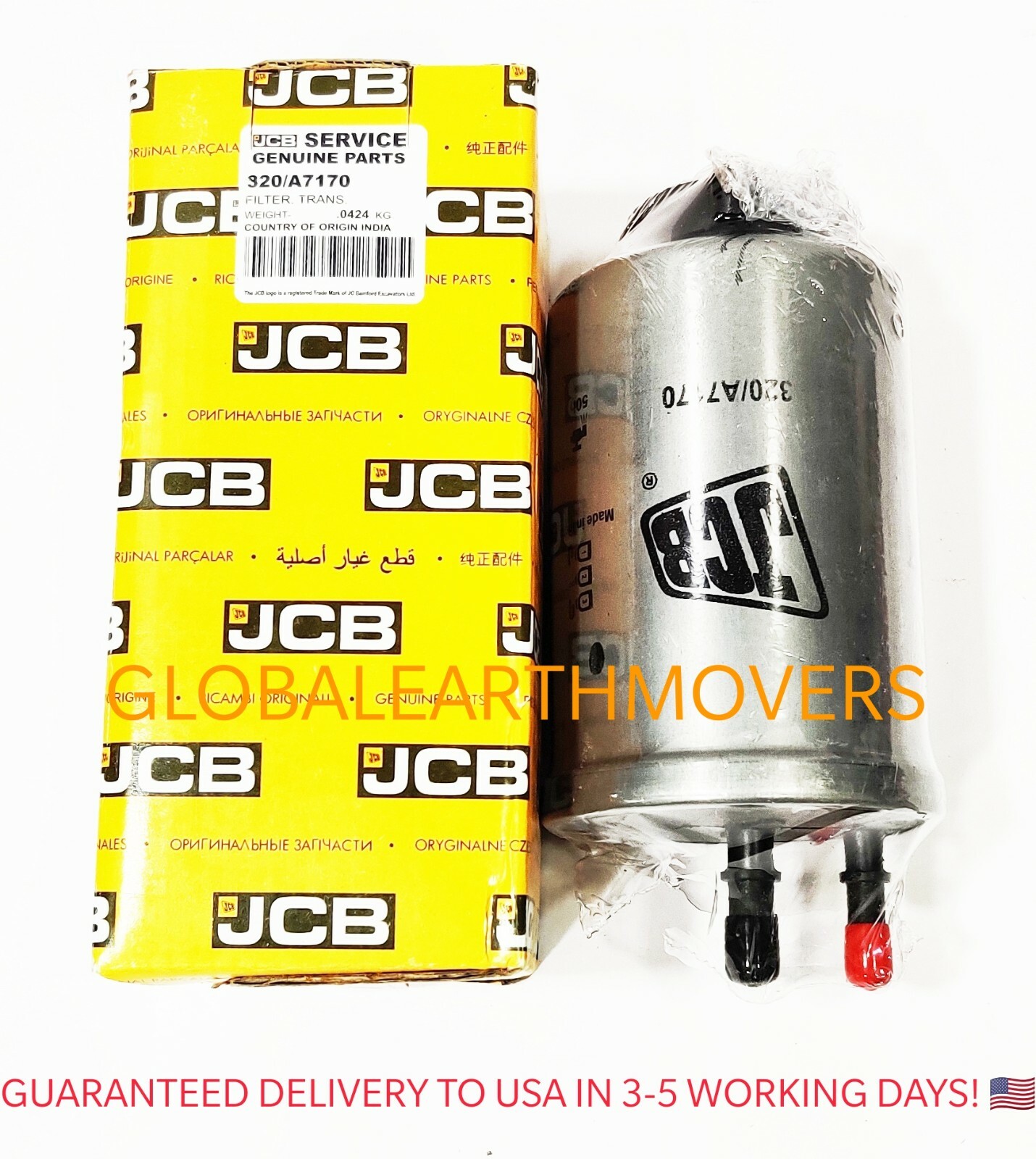 JCB PARTS GENUINE ENGINE FUEL FILTER/ TRANSMISSION (PART NUMBER 320/A7170) eBay