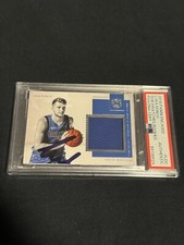 Luka Doncic 2018 Panini Encased Substantial Swatches Rookie RPA Auto /99 PSA DNA
