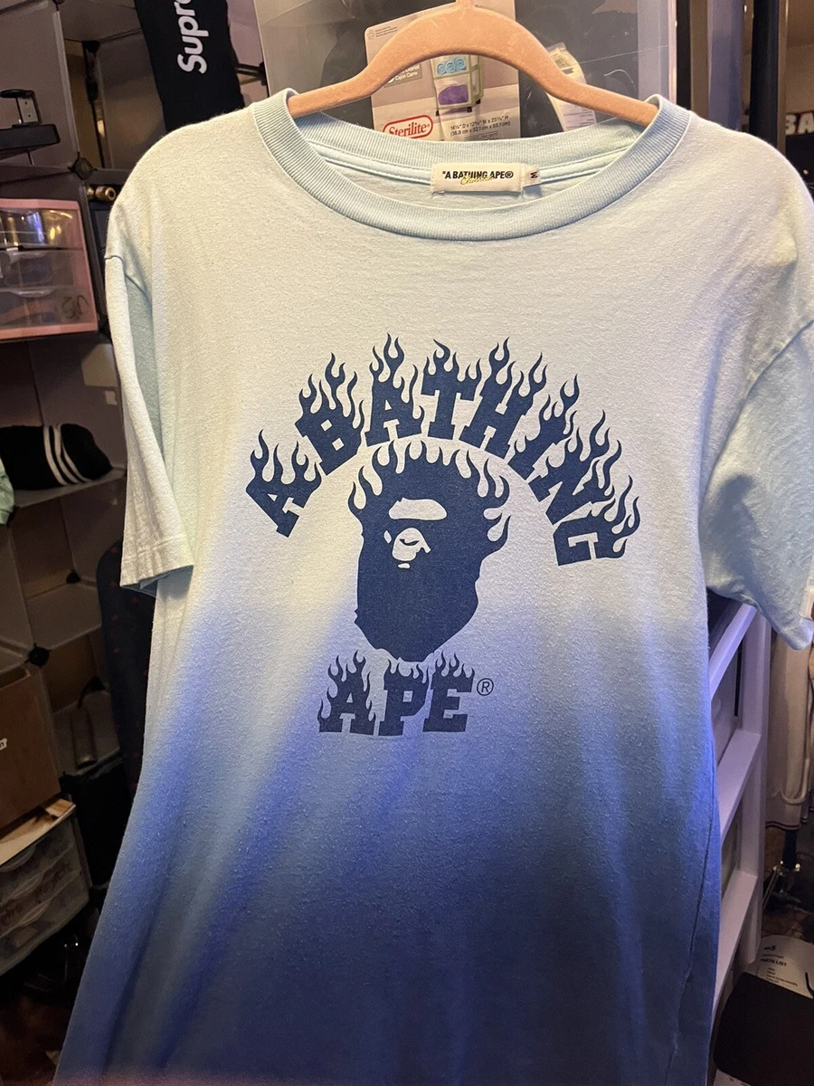 Navy bape shirt cheap