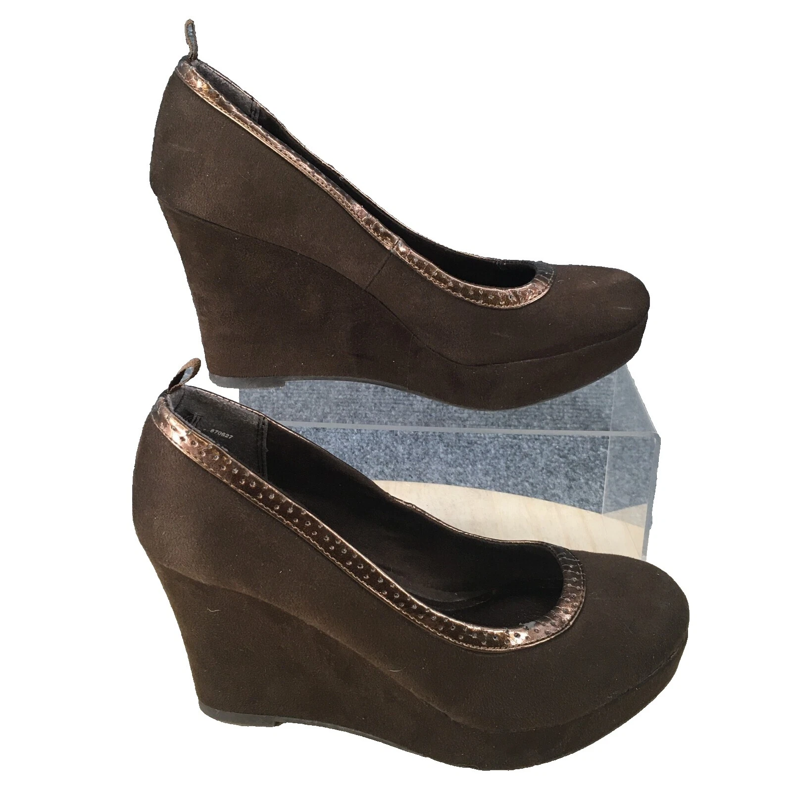 Tacones De Cuña Gap Parte superior de ante para mujer