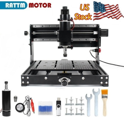 【US】3020 Plus CNC Router GRBL Control With 500W Spindle Motor For Wood Engraving
